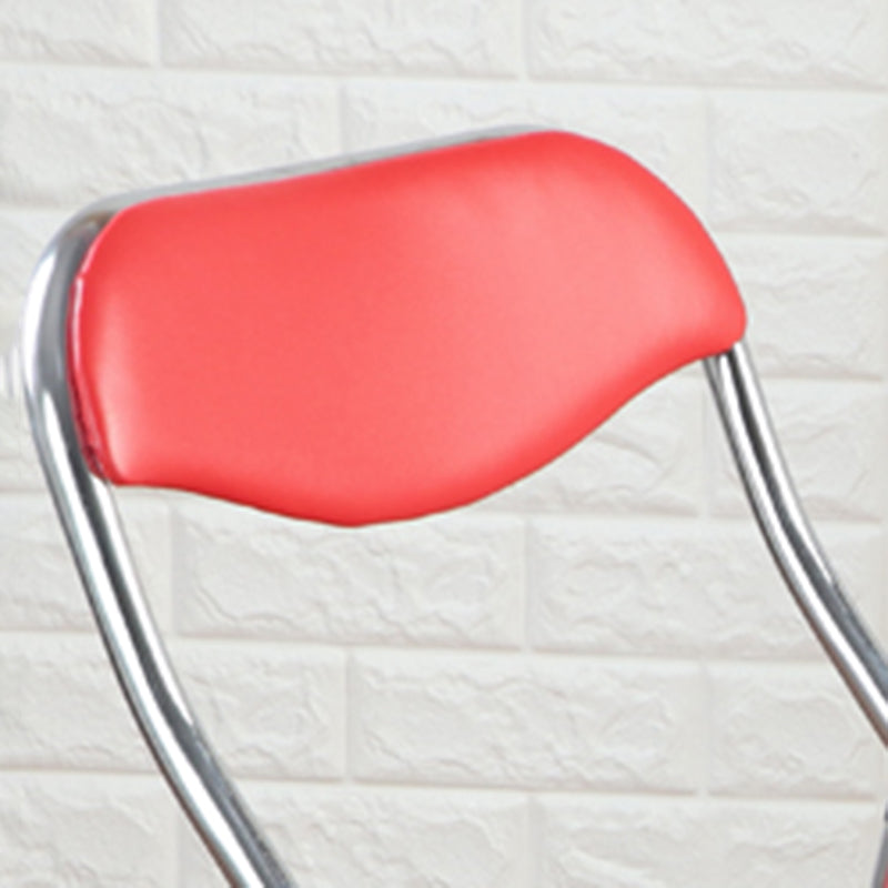 Metal Modern Indoor-Outdoor Chair Folding Armless Open Back Dining Side Chair Clearhalo ' kitchen&dining_furn' 'Dining Chairs' 'Dining Tables & Seating' 'dining_chair' 'furn' 'furn_dining_chair' 'Furniture' 'furniture_dining_chair' 'Kitchen & Dining Furniture' 'kitchen' 4205881