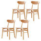 Contemporary Open Back Dining Side Chairs Wood Side Dining Chairs (Set of 2) Natural Clearhalo ' kitchen&dining_furn' 'Dining Chairs' 'Dining Tables & Seating' 'dining_chair' 'furn' 'furn_dining_chair' 'Furniture' 'furniture_dining_chair' 'Kitchen & Dining Furniture' 'kitchen' 4205910