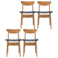 Contemporary Open Back Dining Side Chairs Wood Side Dining Chairs (Set of 2) Wood Clearhalo ' kitchen&dining_furn' 'Dining Chairs' 'Dining Tables & Seating' 'dining_chair' 'furn' 'furn_dining_chair' 'Furniture' 'furniture_dining_chair' 'Kitchen & Dining Furniture' 'kitchen' 4205912