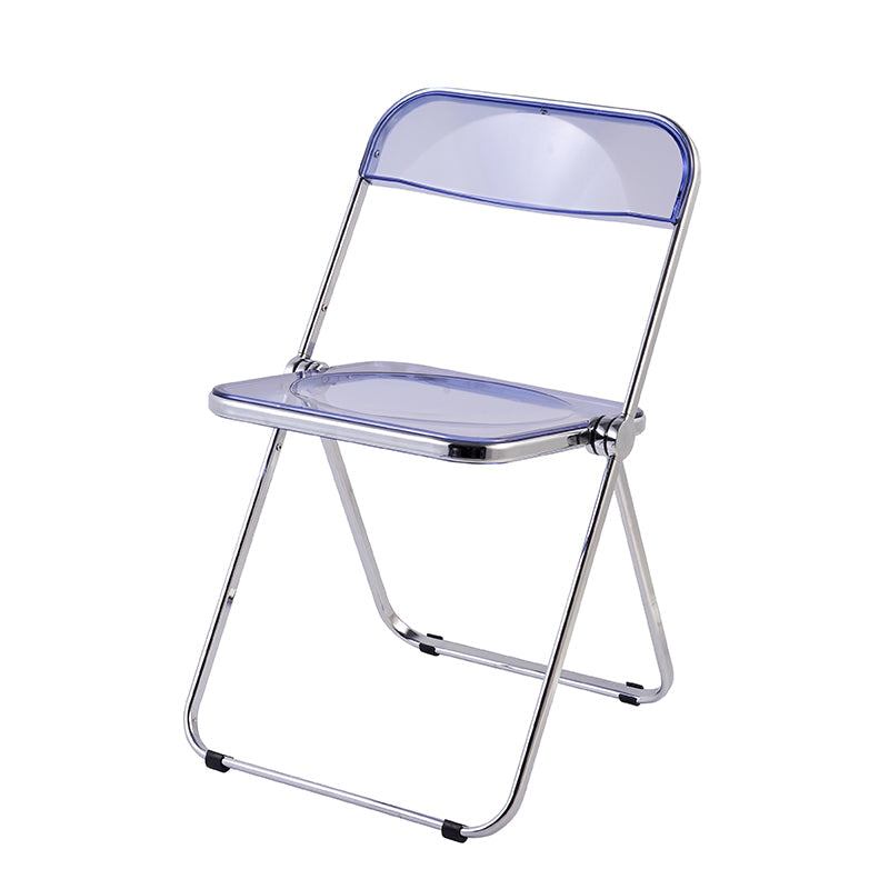 Industrial Style Plastic Dining Armless Chair Open Back Single Dining Chair Blue Purple Clearhalo ' kitchen&dining_furn' 'Dining Chairs' 'Dining Tables & Seating' 'dining_chair' 'furn' 'furn_dining_chair' 'Furniture' 'furniture_dining_chair' 'Kitchen & Dining Furniture' 'kitchen' 4205937