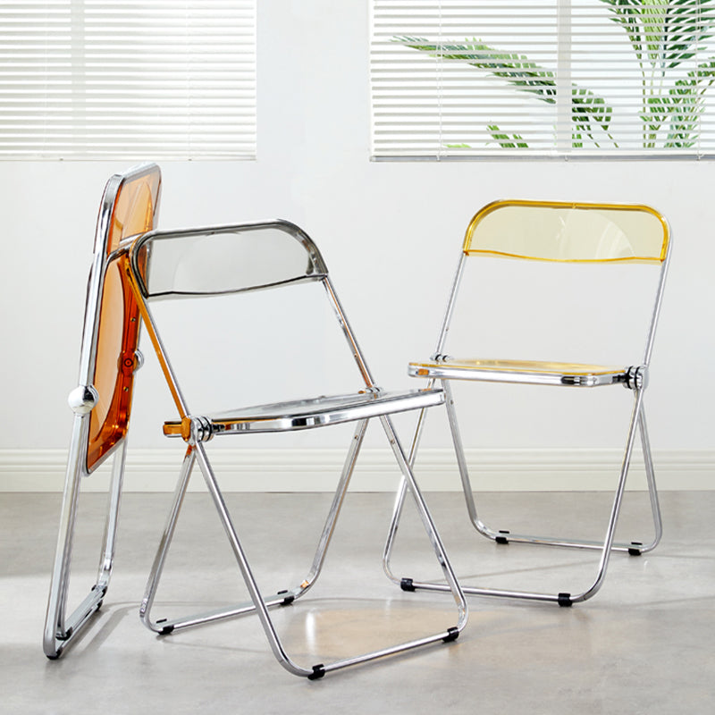 Industrial Style Plastic Dining Armless Chair Open Back Single Dining Chair Clearhalo ' kitchen&dining_furn' 'Dining Chairs' 'Dining Tables & Seating' 'dining_chair' 'furn' 'furn_dining_chair' 'Furniture' 'furniture_dining_chair' 'Kitchen & Dining Furniture' 'kitchen' 4205940