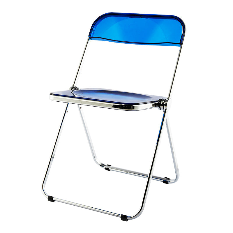 Industrial Style Plastic Dining Armless Chair Open Back Single Dining Chair Blue Clearhalo ' kitchen&dining_furn' 'Dining Chairs' 'Dining Tables & Seating' 'dining_chair' 'furn' 'furn_dining_chair' 'Furniture' 'furniture_dining_chair' 'Kitchen & Dining Furniture' 'kitchen' 4205941