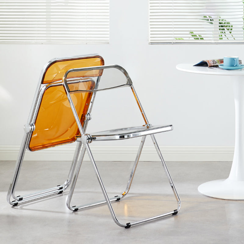 Industrial Style Plastic Dining Armless Chair Open Back Single Dining Chair Clearhalo ' kitchen&dining_furn' 'Dining Chairs' 'Dining Tables & Seating' 'dining_chair' 'furn' 'furn_dining_chair' 'Furniture' 'furniture_dining_chair' 'Kitchen & Dining Furniture' 'kitchen' 4205953