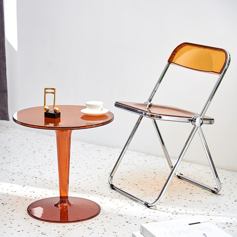 Industrial Style Plastic Dining Armless Chair Open Back Single Dining Chair Clearhalo ' kitchen&dining_furn' 'Dining Chairs' 'Dining Tables & Seating' 'dining_chair' 'furn' 'furn_dining_chair' 'Furniture' 'furniture_dining_chair' 'Kitchen & Dining Furniture' 'kitchen' 4205954