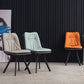 Home Industrial Side Chair Solid Back Metal Upholstered Dining Room Chair Clearhalo ' kitchen&dining_furn' 'Dining Chairs' 'Dining Tables & Seating' 'dining_chair' 'furn' 'furn_dining_chair' 'Furniture' 'furniture_dining_chair' 'Kitchen & Dining Furniture' 'kitchen' 4205995
