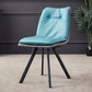 Home Industrial Side Chair Solid Back Metal Upholstered Dining Room Chair Blue 1 Piece Clearhalo ' kitchen&dining_furn' 'Dining Chairs' 'Dining Tables & Seating' 'dining_chair' 'furn' 'furn_dining_chair' 'Furniture' 'furniture_dining_chair' 'Kitchen & Dining Furniture' 'kitchen' 4205999