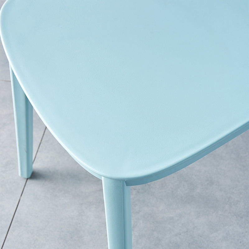 Scandinavian Home Plastic Side Chair Matte Finish Open Back Dining Chair (Set of 4) Clearhalo ' kitchen&dining_furn' 'Dining Chairs' 'Dining Tables & Seating' 'dining_chair' 'furn' 'furn_dining_chair' 'Furniture' 'furniture_dining_chair' 'Kitchen & Dining Furniture' 'kitchen' 4206054