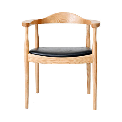 Traditional Style Ash Wood Chairs Kitchen Dining Open Back Arm Chairs Set Wood 1 Piece Clearhalo ' kitchen&dining_furn' 'Dining Chairs' 'Dining Tables & Seating' 'dining_chair' 'furn' 'furn_dining_chair' 'Furniture' 'furniture_dining_chair' 'Kitchen & Dining Furniture' 'kitchen' 4206064