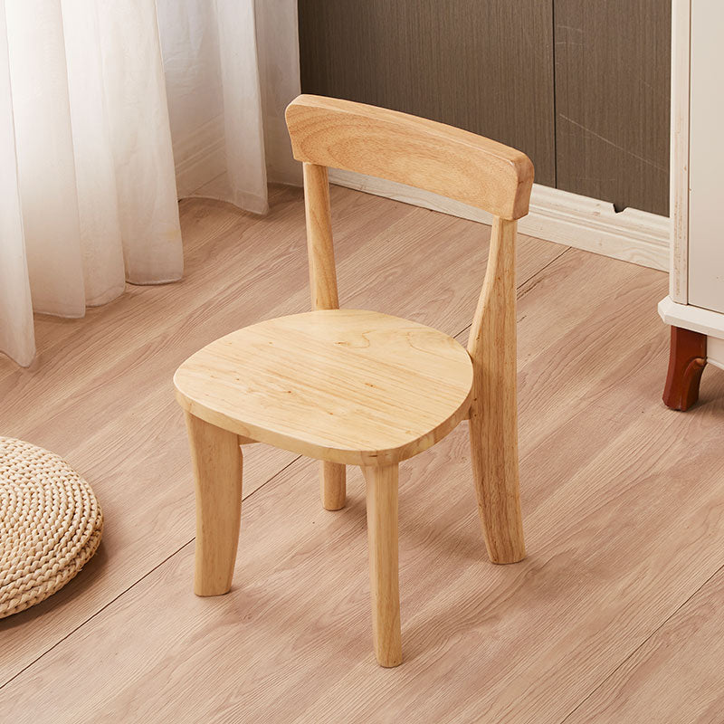 Traditional Style Rubberwood Chair Dining Room Open Back Side Chairs Set Wood 1 Piece Clearhalo ' kitchen&dining_furn' 'Dining Chairs' 'Dining Tables & Seating' 'dining_chair' 'furn' 'furn_dining_chair' 'Furniture' 'furniture_dining_chair' 'Kitchen & Dining Furniture' 'kitchen' 4206121