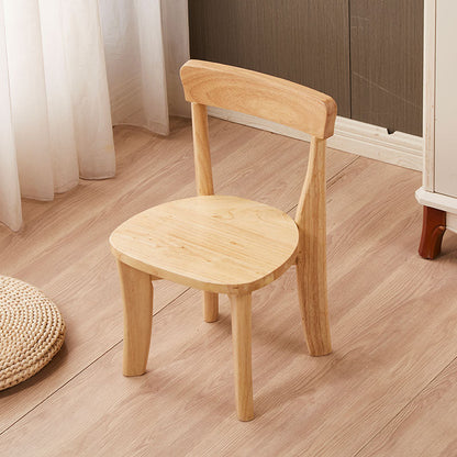 Traditional Style Rubberwood Chair Dining Room Open Back Side Chairs Set Wood 1 Piece Clearhalo ' kitchen&dining_furn' 'Dining Chairs' 'Dining Tables & Seating' 'dining_chair' 'furn' 'furn_dining_chair' 'Furniture' 'furniture_dining_chair' 'Kitchen & Dining Furniture' 'kitchen' 4206121