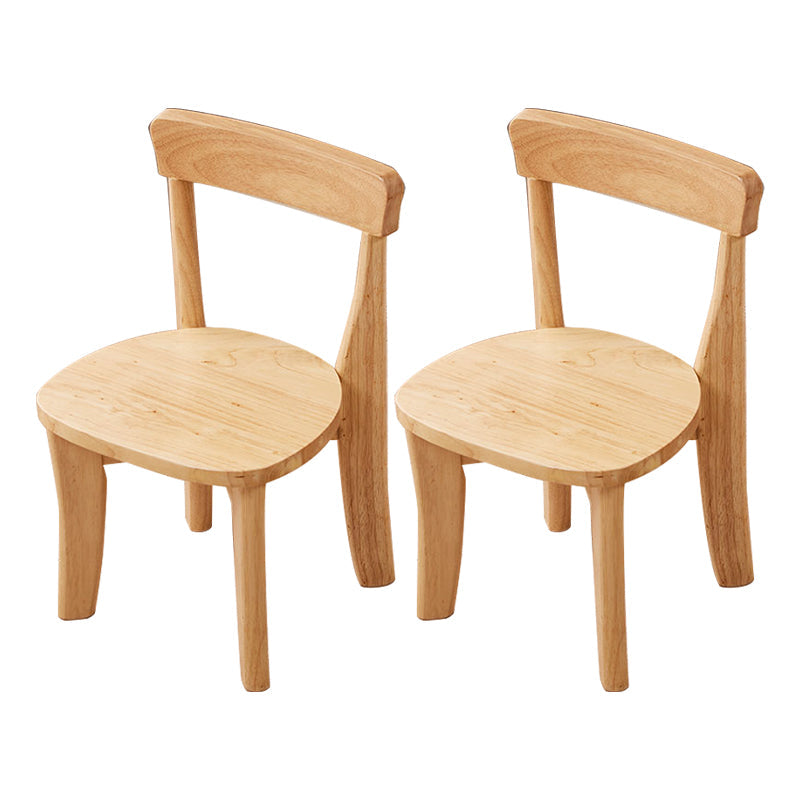 Traditional Style Rubberwood Chair Dining Room Open Back Side Chairs Set Wood 2 Piece Set Clearhalo ' kitchen&dining_furn' 'Dining Chairs' 'Dining Tables & Seating' 'dining_chair' 'furn' 'furn_dining_chair' 'Furniture' 'furniture_dining_chair' 'Kitchen & Dining Furniture' 'kitchen' 4206122