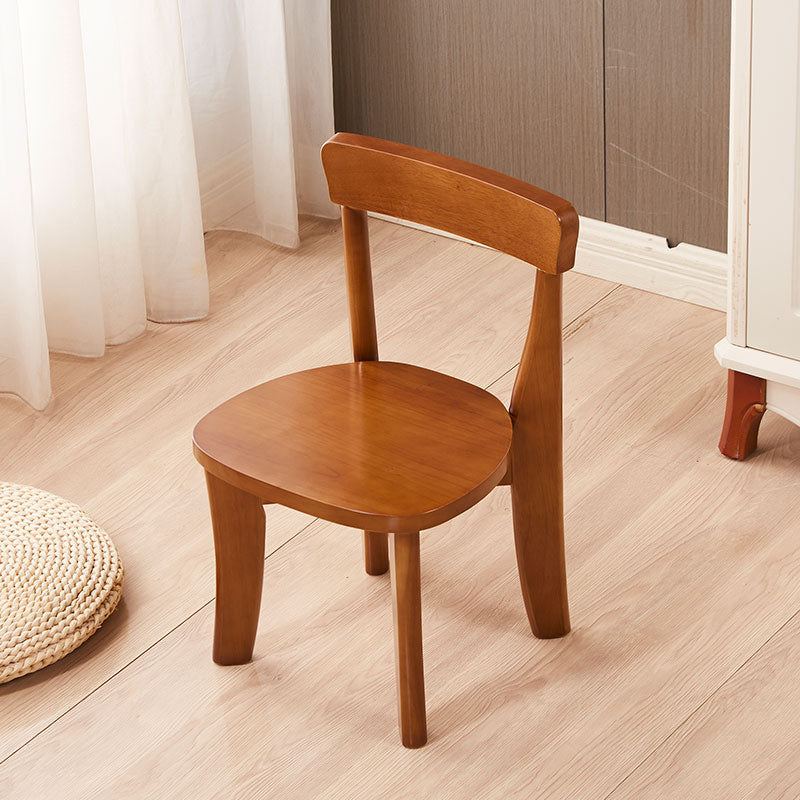 Traditional Style Rubberwood Chair Dining Room Open Back Side Chairs Set Walnut 1 Piece Clearhalo ' kitchen&dining_furn' 'Dining Chairs' 'Dining Tables & Seating' 'dining_chair' 'furn' 'furn_dining_chair' 'Furniture' 'furniture_dining_chair' 'Kitchen & Dining Furniture' 'kitchen' 4206126