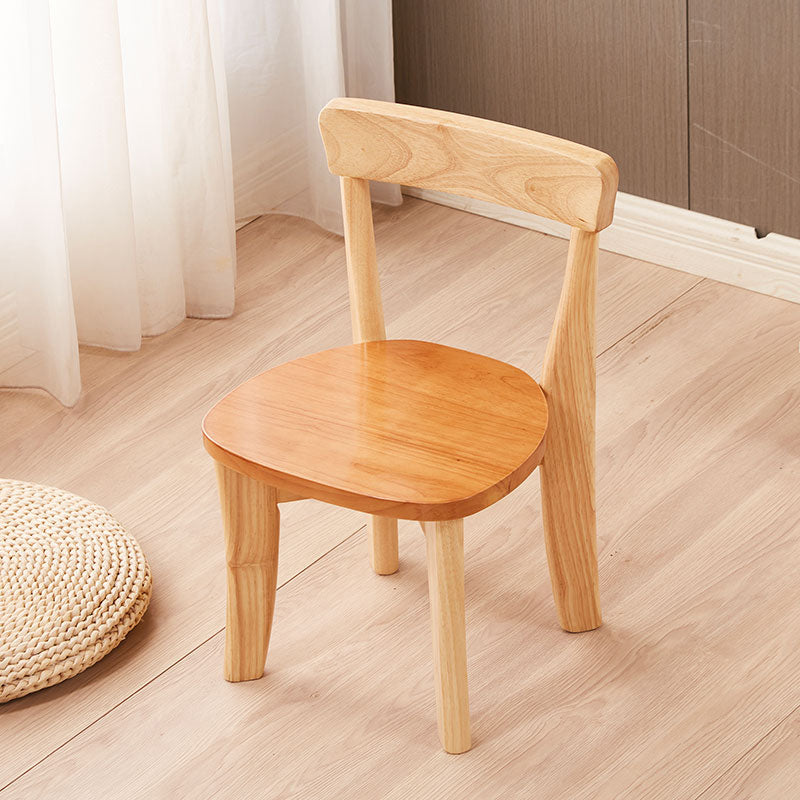 Traditional Style Rubberwood Chair Dining Room Open Back Side Chairs Set Brown 1 Piece Clearhalo ' kitchen&dining_furn' 'Dining Chairs' 'Dining Tables & Seating' 'dining_chair' 'furn' 'furn_dining_chair' 'Furniture' 'furniture_dining_chair' 'Kitchen & Dining Furniture' 'kitchen' 4206132