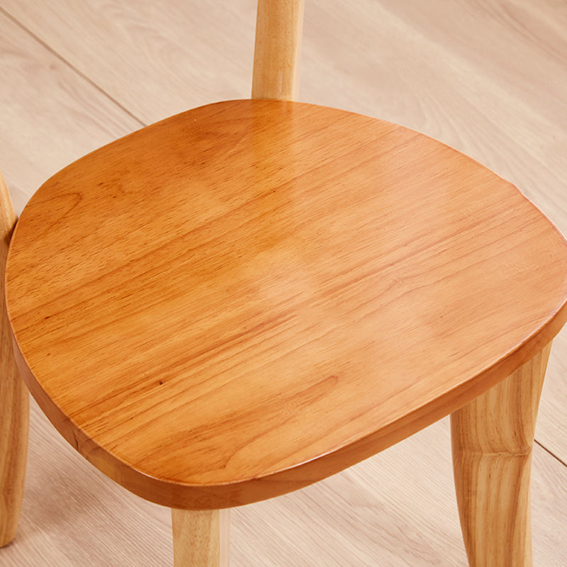 Traditional Style Rubberwood Chair Dining Room Open Back Side Chairs Set Clearhalo ' kitchen&dining_furn' 'Dining Chairs' 'Dining Tables & Seating' 'dining_chair' 'furn' 'furn_dining_chair' 'Furniture' 'furniture_dining_chair' 'Kitchen & Dining Furniture' 'kitchen' 4206135