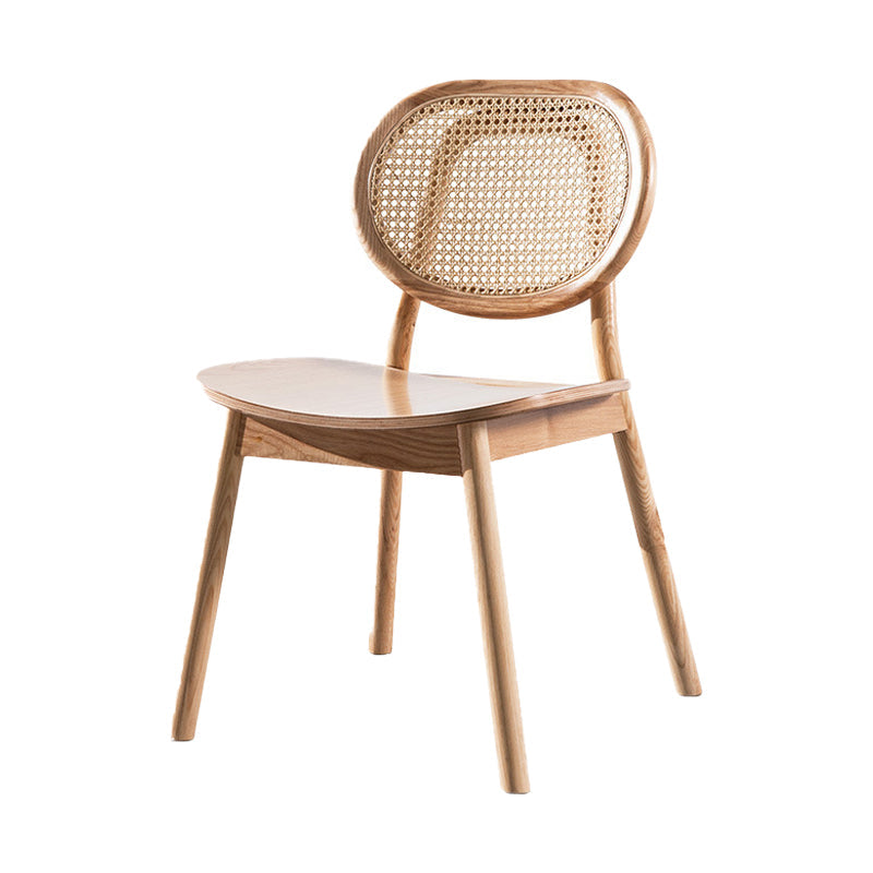 Traditional Style Oak Wood Chairs Kitchen Dining Room Open Back Side Chair Wood 1 Piece Clearhalo ' kitchen&dining_furn' 'Dining Chairs' 'Dining Tables & Seating' 'dining_chair' 'furn' 'furn_dining_chair' 'Furniture' 'furniture_dining_chair' 'Kitchen & Dining Furniture' 'kitchen' 4206158