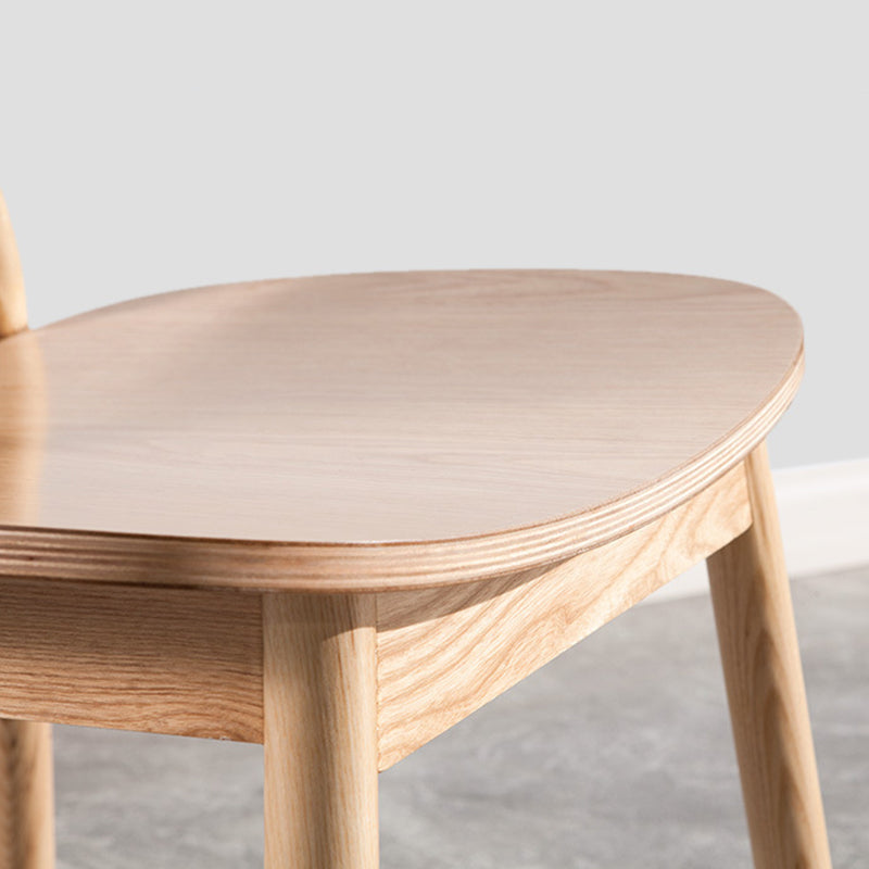 Traditional Style Oak Wood Chairs Kitchen Dining Room Open Back Side Chair Clearhalo ' kitchen&dining_furn' 'Dining Chairs' 'Dining Tables & Seating' 'dining_chair' 'furn' 'furn_dining_chair' 'Furniture' 'furniture_dining_chair' 'Kitchen & Dining Furniture' 'kitchen' 4206166