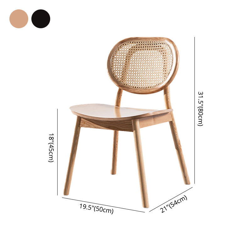 Traditional Style Oak Wood Chairs Kitchen Dining Room Open Back Side Chair Clearhalo ' kitchen&dining_furn' 'Dining Chairs' 'Dining Tables & Seating' 'dining_chair' 'furn' 'furn_dining_chair' 'Furniture' 'furniture_dining_chair' 'Kitchen & Dining Furniture' 'kitchen' 4206167