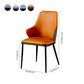 Modern Design Arm Solid Back Dining Chairs Leather Dining Chairs for Home Use Clearhalo ' kitchen&dining_furn' 'Dining Chairs' 'Dining Tables & Seating' 'dining_chair' 'furn' 'furn_dining_chair' 'Furniture' 'furniture_dining_chair' 'Kitchen & Dining Furniture' 'kitchen' 4206196