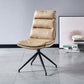 Contemporary Style Leather Dining Side Chairs Solid Back Chair for Kitchen Khaki 1 Piece Clearhalo ' kitchen&dining_furn' 'Dining Chairs' 'Dining Tables & Seating' 'dining_chair' 'furn' 'furn_dining_chair' 'Furniture' 'furniture_dining_chair' 'Kitchen & Dining Furniture' 'kitchen' 4206270