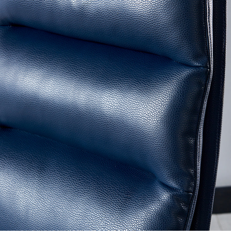 Contemporary Style Leather Dining Side Chairs Solid Back Chair for Kitchen Clearhalo ' kitchen&dining_furn' 'Dining Chairs' 'Dining Tables & Seating' 'dining_chair' 'furn' 'furn_dining_chair' 'Furniture' 'furniture_dining_chair' 'Kitchen & Dining Furniture' 'kitchen' 4206274