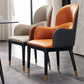 Contemporary Design Leather Dining Side Chair Solid Back Arm Chair for Home Use Clearhalo ' kitchen&dining_furn' 'Dining Chairs' 'Dining Tables & Seating' 'dining_chair' 'furn' 'furn_dining_chair' 'Furniture' 'furniture_dining_chair' 'Kitchen & Dining Furniture' 'kitchen' 4206302