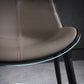 Contemporary Design Leather Dining Side Chair Arm Solid Back Chair for Kitchen Clearhalo ' kitchen&dining_furn' 'Dining Chairs' 'Dining Tables & Seating' 'dining_chair' 'furn' 'furn_dining_chair' 'Furniture' 'furniture_dining_chair' 'Kitchen & Dining Furniture' 'kitchen' 4206326
