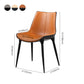 Contemporary Design Leather Dining Side Chair Arm Solid Back Chair for Kitchen Clearhalo ' kitchen&dining_furn' 'Dining Chairs' 'Dining Tables & Seating' 'dining_chair' 'furn' 'furn_dining_chair' 'Furniture' 'furniture_dining_chair' 'Kitchen & Dining Furniture' 'kitchen' 4206328