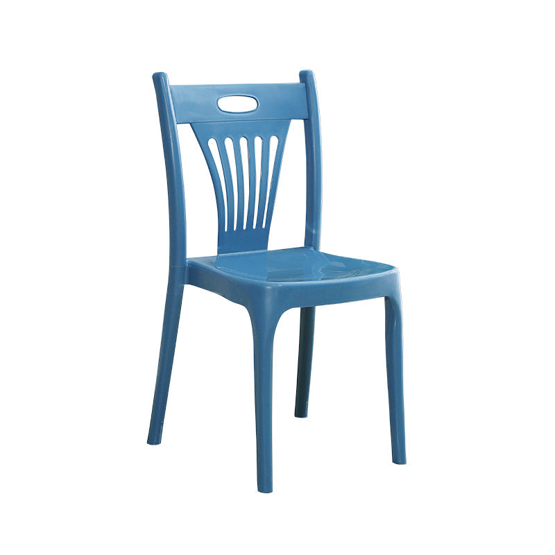Modern Style Plastic Dining Chair Dining Stackable Armless Side Chair for Kitchen (Set of 4) Clearhalo ' kitchen&dining_furn' 'Dining Chairs' 'Dining Tables & Seating' 'dining_chair' 'furn' 'furn_dining_chair' 'Furniture' 'furniture_dining_chair' 'Kitchen & Dining Furniture' 'kitchen' 4206368