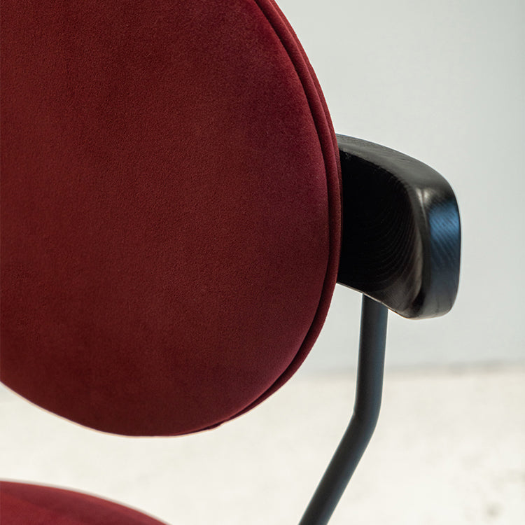 Contemporary Style Dining Chair Kitchen Armless Single Chair with Metal Legs Clearhalo ' kitchen&dining_furn' 'Dining Chairs' 'Dining Tables & Seating' 'dining_chair' 'furn' 'furn_dining_chair' 'Furniture' 'furniture_dining_chair' 'Kitchen & Dining Furniture' 'kitchen' 4206386