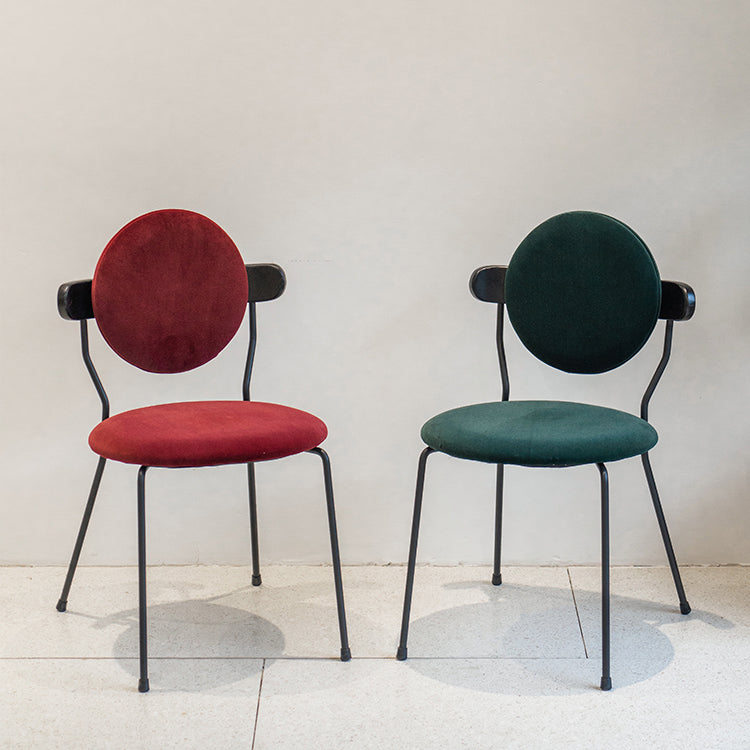 Contemporary Style Dining Chair Kitchen Armless Single Chair with Metal Legs Clearhalo ' kitchen&dining_furn' 'Dining Chairs' 'Dining Tables & Seating' 'dining_chair' 'furn' 'furn_dining_chair' 'Furniture' 'furniture_dining_chair' 'Kitchen & Dining Furniture' 'kitchen' 4206389