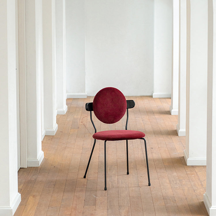 Contemporary Style Dining Chair Kitchen Armless Single Chair with Metal Legs Clearhalo ' kitchen&dining_furn' 'Dining Chairs' 'Dining Tables & Seating' 'dining_chair' 'furn' 'furn_dining_chair' 'Furniture' 'furniture_dining_chair' 'Kitchen & Dining Furniture' 'kitchen' 4206392