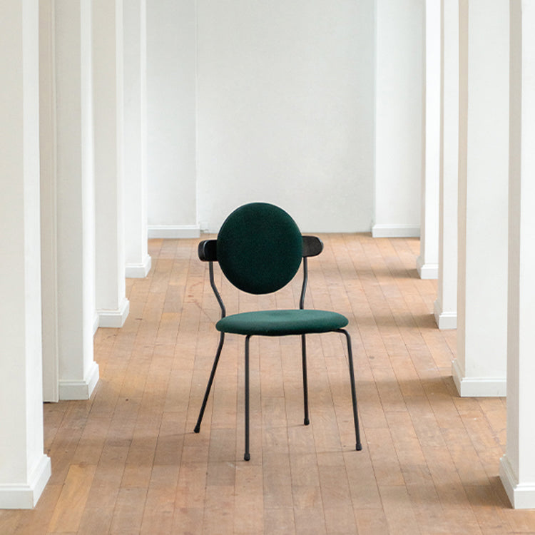 Contemporary Style Dining Chair Kitchen Armless Single Chair with Metal Legs Clearhalo ' kitchen&dining_furn' 'Dining Chairs' 'Dining Tables & Seating' 'dining_chair' 'furn' 'furn_dining_chair' 'Furniture' 'furniture_dining_chair' 'Kitchen & Dining Furniture' 'kitchen' 4206393