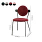 Contemporary Style Dining Chair Kitchen Armless Single Chair with Metal Legs Clearhalo ' kitchen&dining_furn' 'Dining Chairs' 'Dining Tables & Seating' 'dining_chair' 'furn' 'furn_dining_chair' 'Furniture' 'furniture_dining_chair' 'Kitchen & Dining Furniture' 'kitchen' 4206395