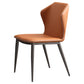 Contemporary Style Kitchen Metal Chair Wingback Dining Armless Side Chair (Set of 2) Clearhalo ' kitchen&dining_furn' 'Dining Chairs' 'Dining Tables & Seating' 'dining_chair' 'furn' 'furn_dining_chair' 'Furniture' 'furniture_dining_chair' 'Kitchen & Dining Furniture' 'kitchen' 4206405