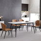 Contemporary Style Kitchen Metal Chair Wingback Dining Armless Side Chair (Set of 2) Clearhalo ' kitchen&dining_furn' 'Dining Chairs' 'Dining Tables & Seating' 'dining_chair' 'furn' 'furn_dining_chair' 'Furniture' 'furniture_dining_chair' 'Kitchen & Dining Furniture' 'kitchen' 4206411