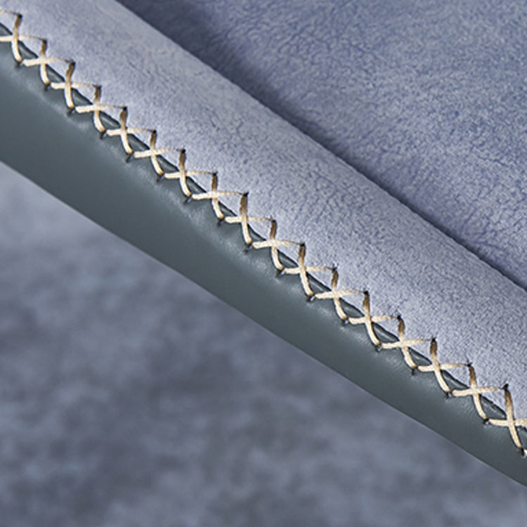 Contemporary Leather Restaurant Side Chair Open Back Dining Chair with Black Legs Clearhalo ' kitchen&dining_furn' 'Dining Chairs' 'Dining Tables & Seating' 'dining_chair' 'furn' 'furn_dining_chair' 'Furniture' 'furniture_dining_chair' 'Kitchen & Dining Furniture' 'kitchen' 4206484