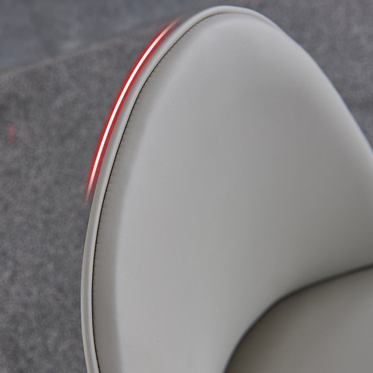 Glam Wood Dining Armless Chairs Faux Leather Dining Chairs for Home Use (Set of 2) Clearhalo ' kitchen&dining_furn' 'Dining Chairs' 'Dining Tables & Seating' 'dining_chair' 'furn' 'furn_dining_chair' 'Furniture' 'furniture_dining_chair' 'Kitchen & Dining Furniture' 'kitchen' 4206499