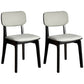 Contemporary Wood Dining Room Chair Leather Dining Chairs for Home Use (Set of 2) Grey Clearhalo ' kitchen&dining_furn' 'Dining Chairs' 'Dining Tables & Seating' 'dining_chair' 'furn' 'furn_dining_chair' 'Furniture' 'furniture_dining_chair' 'Kitchen & Dining Furniture' 'kitchen' 4206537