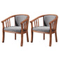 Traditional Wood Dining Arm Chairs Linen Fabric Dining Chair for Restaurant Use Dark Gray 2 Piece Set Clearhalo ' kitchen&dining_furn' 'Dining Chairs' 'Dining Tables & Seating' 'dining_chair' 'furn' 'furn_dining_chair' 'Furniture' 'furniture_dining_chair' 'Kitchen & Dining Furniture' 'kitchen' 4206576