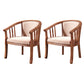 Traditional Wood Dining Arm Chairs Linen Fabric Dining Chair for Restaurant Use Light Coffee 2 Piece Set Clearhalo ' kitchen&dining_furn' 'Dining Chairs' 'Dining Tables & Seating' 'dining_chair' 'furn' 'furn_dining_chair' 'Furniture' 'furniture_dining_chair' 'Kitchen & Dining Furniture' 'kitchen' 4206598