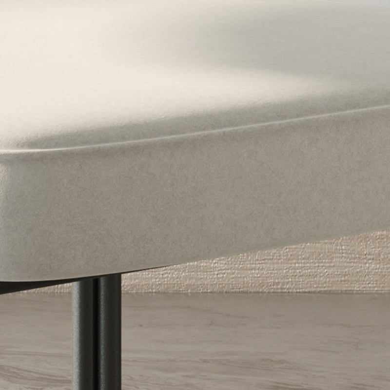 Designer Style Open Back Restaurant Side Chair Matte Finish Velvet Dining Chair Clearhalo ' kitchen&dining_furn' 'Dining Chairs' 'Dining Tables & Seating' 'dining_chair' 'furn' 'furn_dining_chair' 'Furniture' 'furniture_dining_chair' 'Kitchen & Dining Furniture' 'kitchen' 4206647