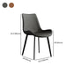 Modern Restaurant Leather Side Chair Solid Back Dining Chair with Black Legs Clearhalo ' kitchen&dining_furn' 'Dining Chairs' 'Dining Tables & Seating' 'dining_chair' 'furn' 'furn_dining_chair' 'Furniture' 'furniture_dining_chair' 'Kitchen & Dining Furniture' 'kitchen' 4206676