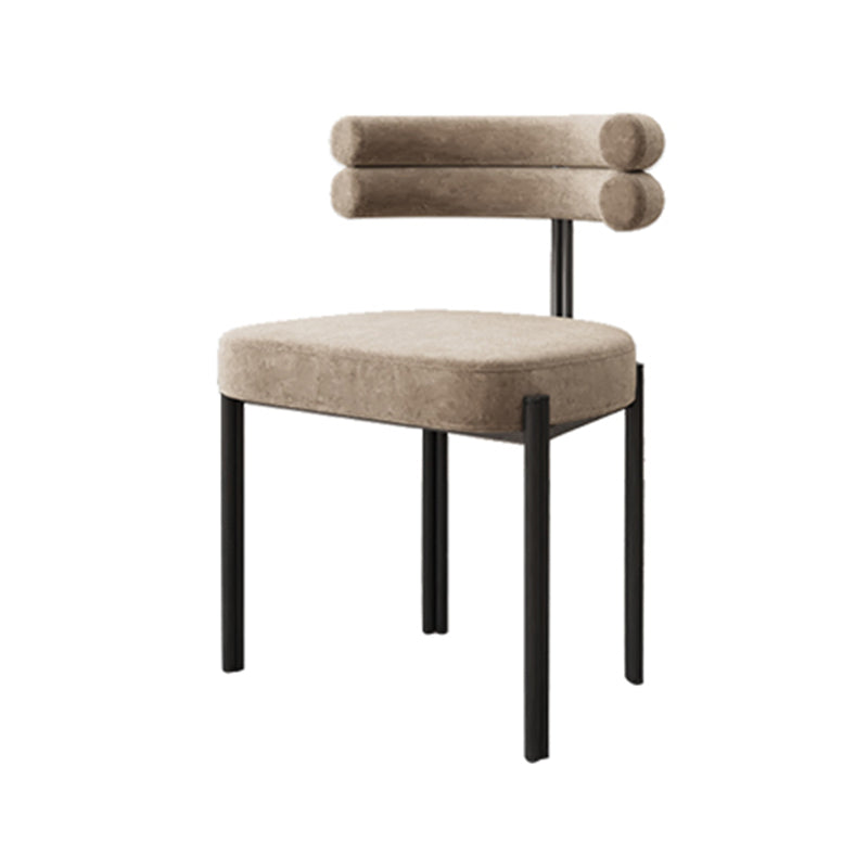 Modern Style Home Side Chair Open Back Upholstered Designer Dining Room Chair Clearhalo ' kitchen&dining_furn' 'Dining Chairs' 'Dining Tables & Seating' 'dining_chair' 'furn' 'furn_dining_chair' 'Furniture' 'furniture_dining_chair' 'Kitchen & Dining Furniture' 'kitchen' 4206685