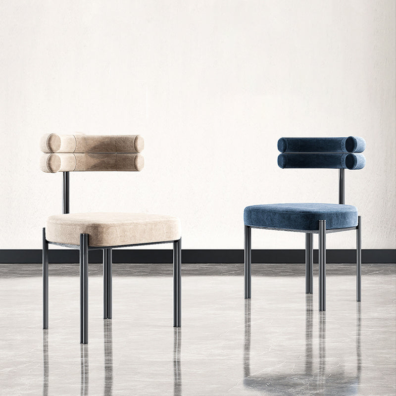 Modern Style Home Side Chair Open Back Upholstered Designer Dining Room Chair Clearhalo ' kitchen&dining_furn' 'Dining Chairs' 'Dining Tables & Seating' 'dining_chair' 'furn' 'furn_dining_chair' 'Furniture' 'furniture_dining_chair' 'Kitchen & Dining Furniture' 'kitchen' 4206698