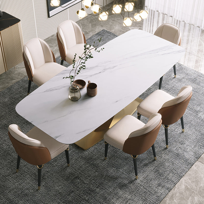 Home Armless Dining Chairs Upholstered Side Chairs with Wood Legs (Set of 2) Clearhalo ' kitchen&dining_furn' 'Dining Chairs' 'Dining Tables & Seating' 'dining_chair' 'furn' 'furn_dining_chair' 'Furniture' 'furniture_dining_chair' 'Kitchen & Dining Furniture' 'kitchen' 4206705