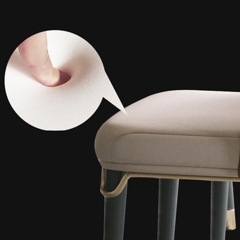 Home Armless Dining Chairs Upholstered Side Chairs with Wood Legs (Set of 2) Clearhalo ' kitchen&dining_furn' 'Dining Chairs' 'Dining Tables & Seating' 'dining_chair' 'furn' 'furn_dining_chair' 'Furniture' 'furniture_dining_chair' 'Kitchen & Dining Furniture' 'kitchen' 4206709