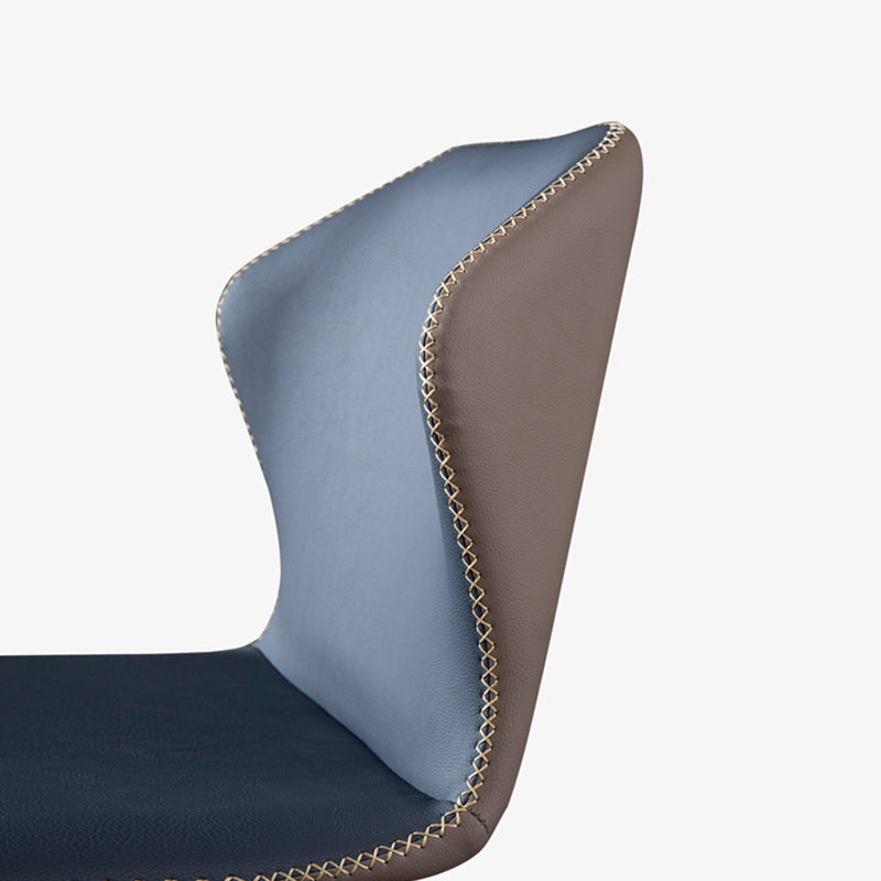 Home Armless Dining Chairs Upholstered Side Chairs with Metal Legs (Set of 2) Clearhalo ' kitchen&dining_furn' 'Dining Chairs' 'Dining Tables & Seating' 'dining_chair' 'furn' 'furn_dining_chair' 'Furniture' 'furniture_dining_chair' 'Kitchen & Dining Furniture' 'kitchen' 4206725