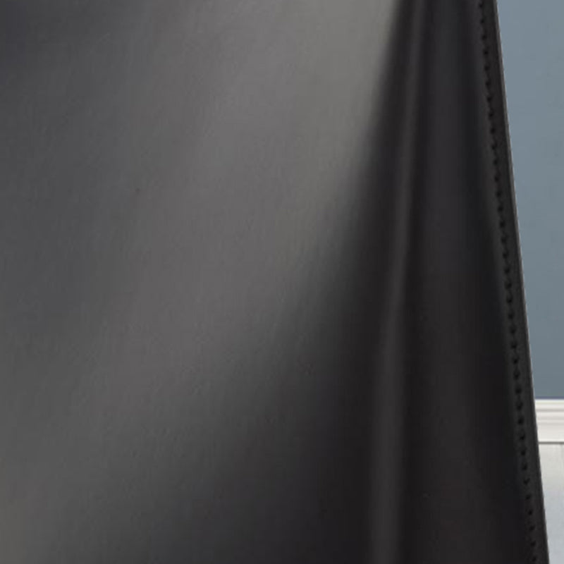 Designer Style Leather Side Chair Matte Finish Solid Back Dining Chair (Set of 2) Clearhalo ' kitchen&dining_furn' 'Dining Chairs' 'Dining Tables & Seating' 'dining_chair' 'furn' 'furn_dining_chair' 'Furniture' 'furniture_dining_chair' 'Kitchen & Dining Furniture' 'kitchen' 4206741