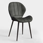 Scandinavian Upholstered Home Side Chair Matte Finish Wingback Dining Chair Black 1 Piece Black Clearhalo ' kitchen&dining_furn' 'Dining Chairs' 'Dining Tables & Seating' 'dining_chair' 'furn' 'furn_dining_chair' 'Furniture' 'furniture_dining_chair' 'Kitchen & Dining Furniture' 'kitchen' 4206759