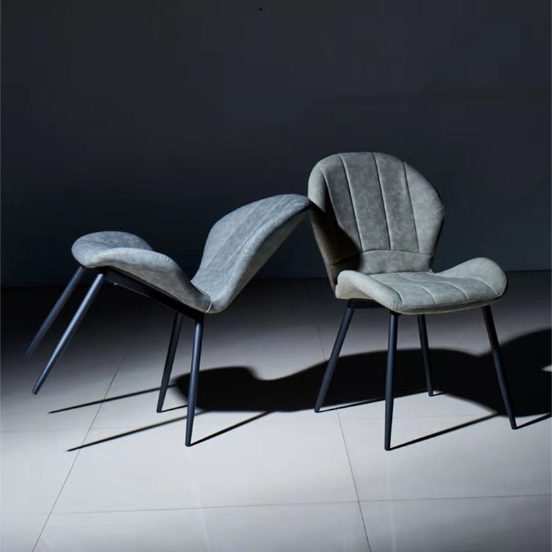 Scandinavian Upholstered Home Side Chair Matte Finish Wingback Dining Chair Clearhalo ' kitchen&dining_furn' 'Dining Chairs' 'Dining Tables & Seating' 'dining_chair' 'furn' 'furn_dining_chair' 'Furniture' 'furniture_dining_chair' 'Kitchen & Dining Furniture' 'kitchen' 4206769